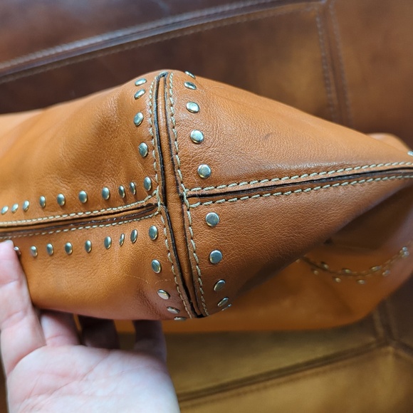 MICHAEL Michael Kors tan leather stuffed hobo - Picture 9 of 13